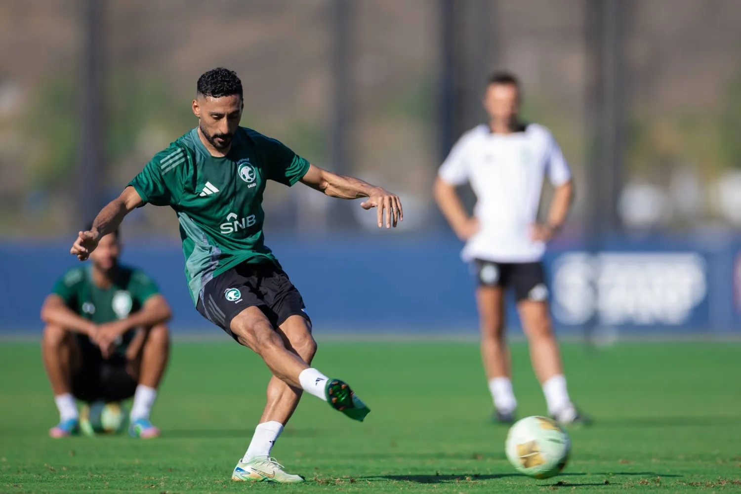 علي الحسن كشف عن استعدادات مثالية لمواجهة المكسيك (المنتخب السعودي) 