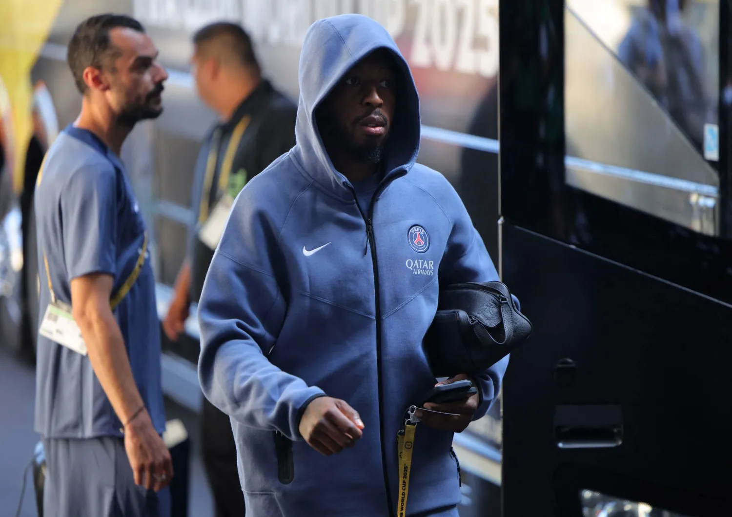 المهاجم الدولي عثمان ديمبيلي (رويترز)