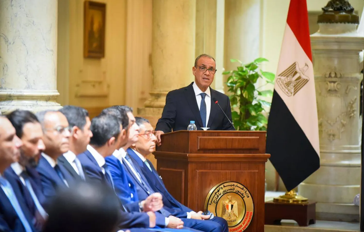 بدر عبد العاطي وزير الخارجية المصري (الخارجية المصرية) 