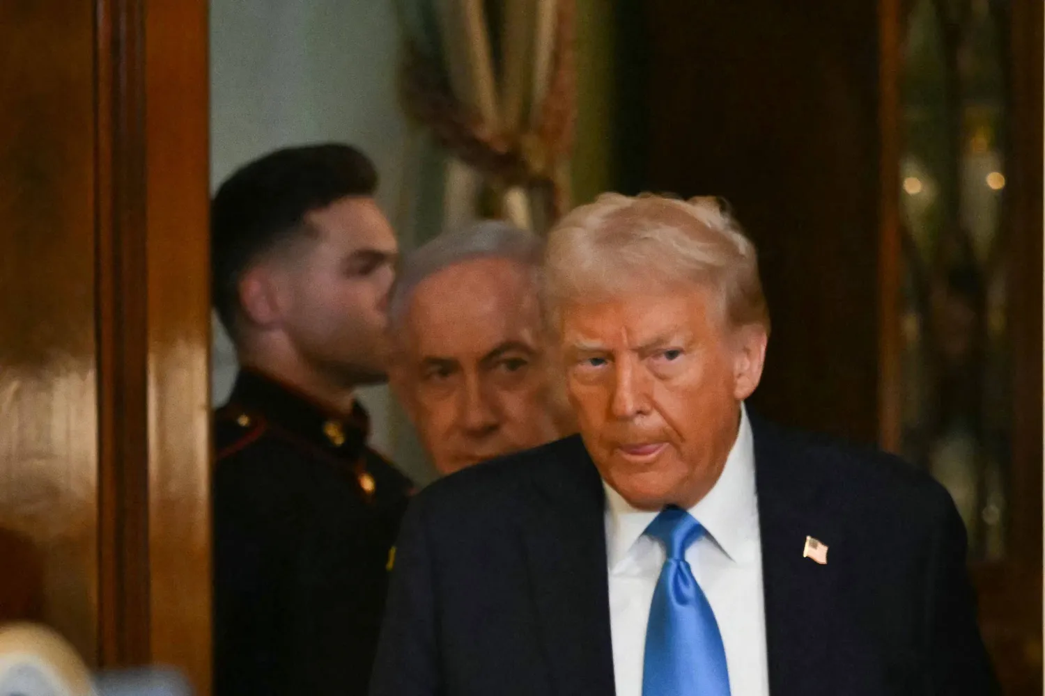 ترمب برفقة نتنياهو في البيت الأبيض - 4 فبراير 2025 (أ.ف.ب)