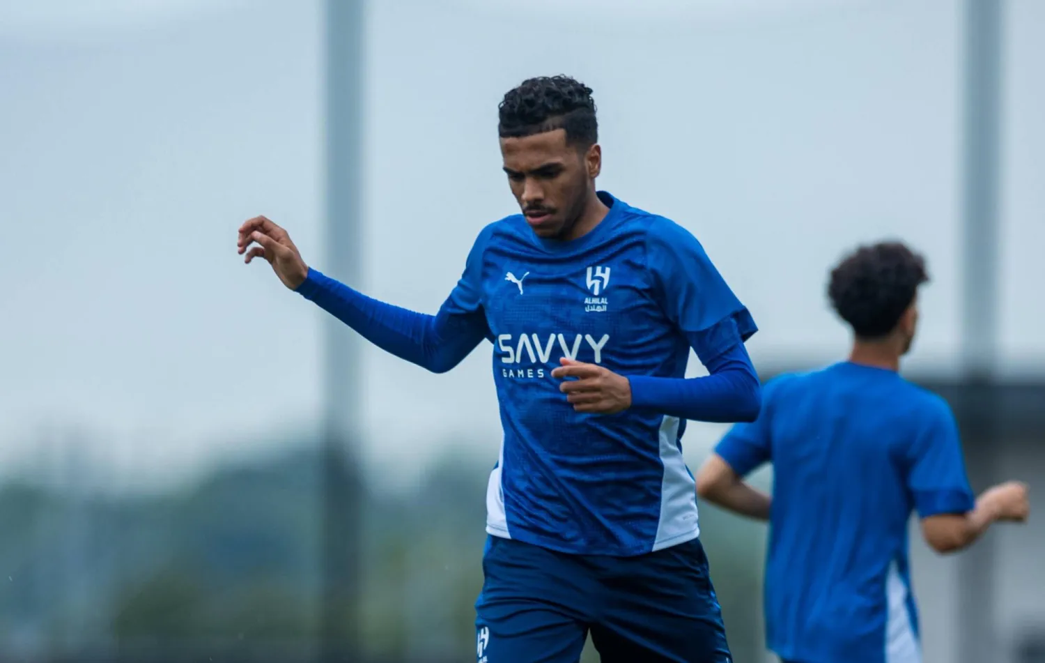 الجوير عاد للتدريبات الجماعية بعد غيابه أمس (نادي الهلال)