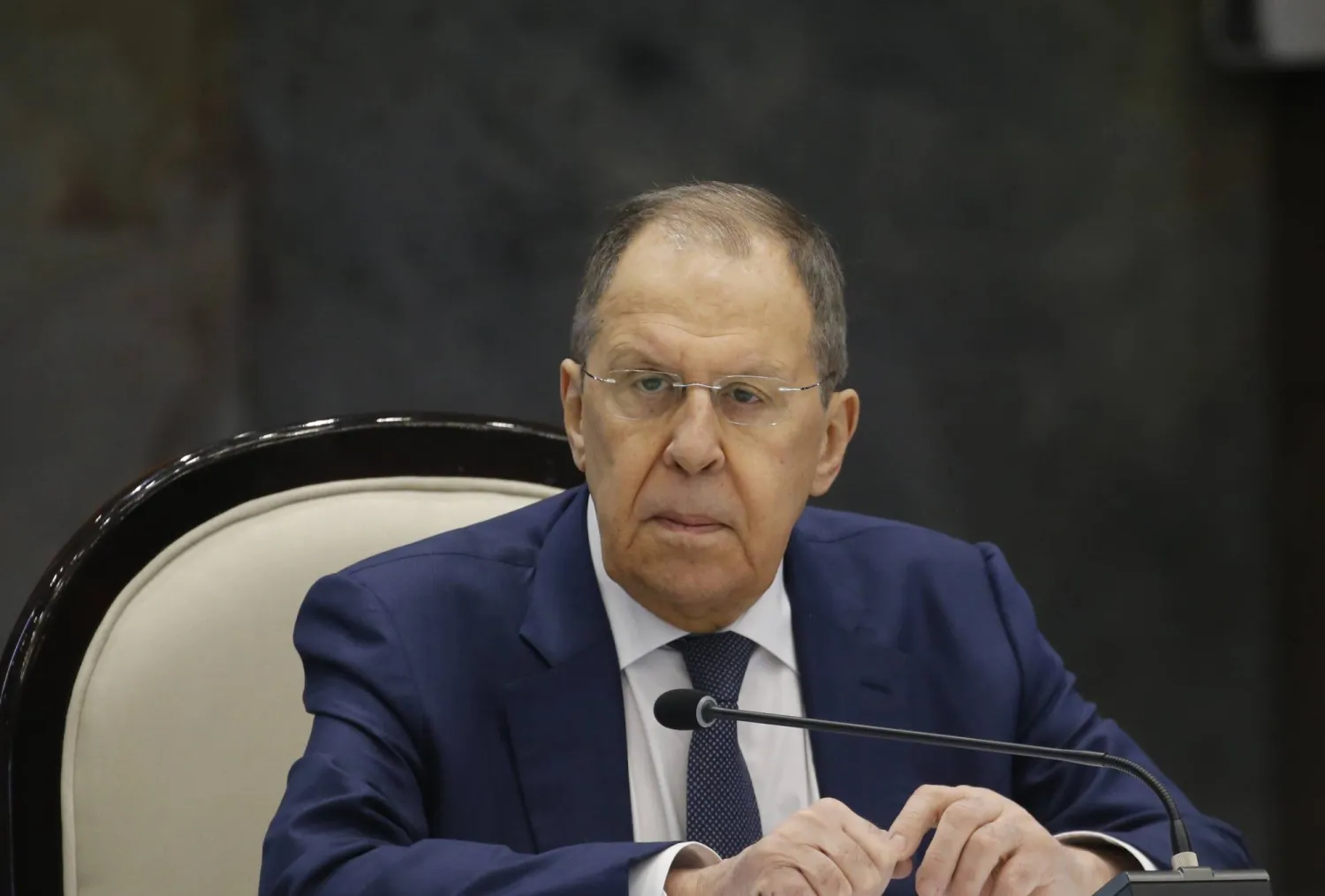 وزير الخارجية الروسي سيرغي لافروف (إ.ب.أ)
