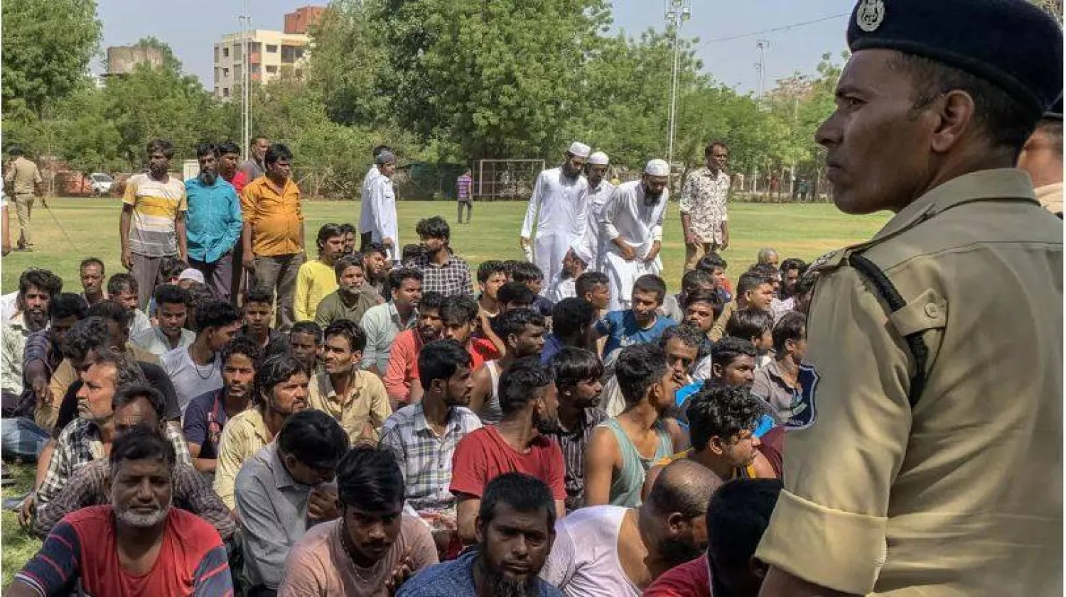 عززت الهند عملياتها ضد المهاجرين بعد حملة أمنية واسعة (أرشيفية - أ.ف.ب)