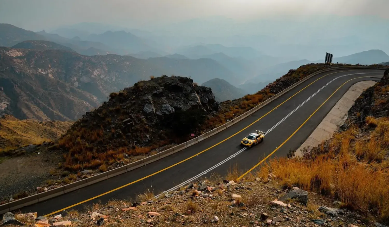 The event was held at Al-Muhammadiyah slope in Taif - SPA