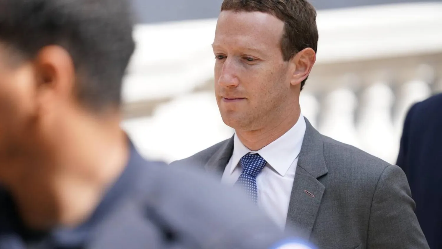 Meta chief executive Mark Zuckerberg's controlling interest in the tech titan frees him to have the company invest heavily in artificial intelligence efforts. Nathan Howard / GETTY IMAGES NORTH AMERICA/AFP
