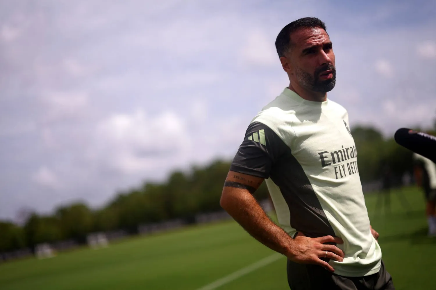 داني كارفخال مدافع فريق ريال مدريد الإسباني (رويترز)