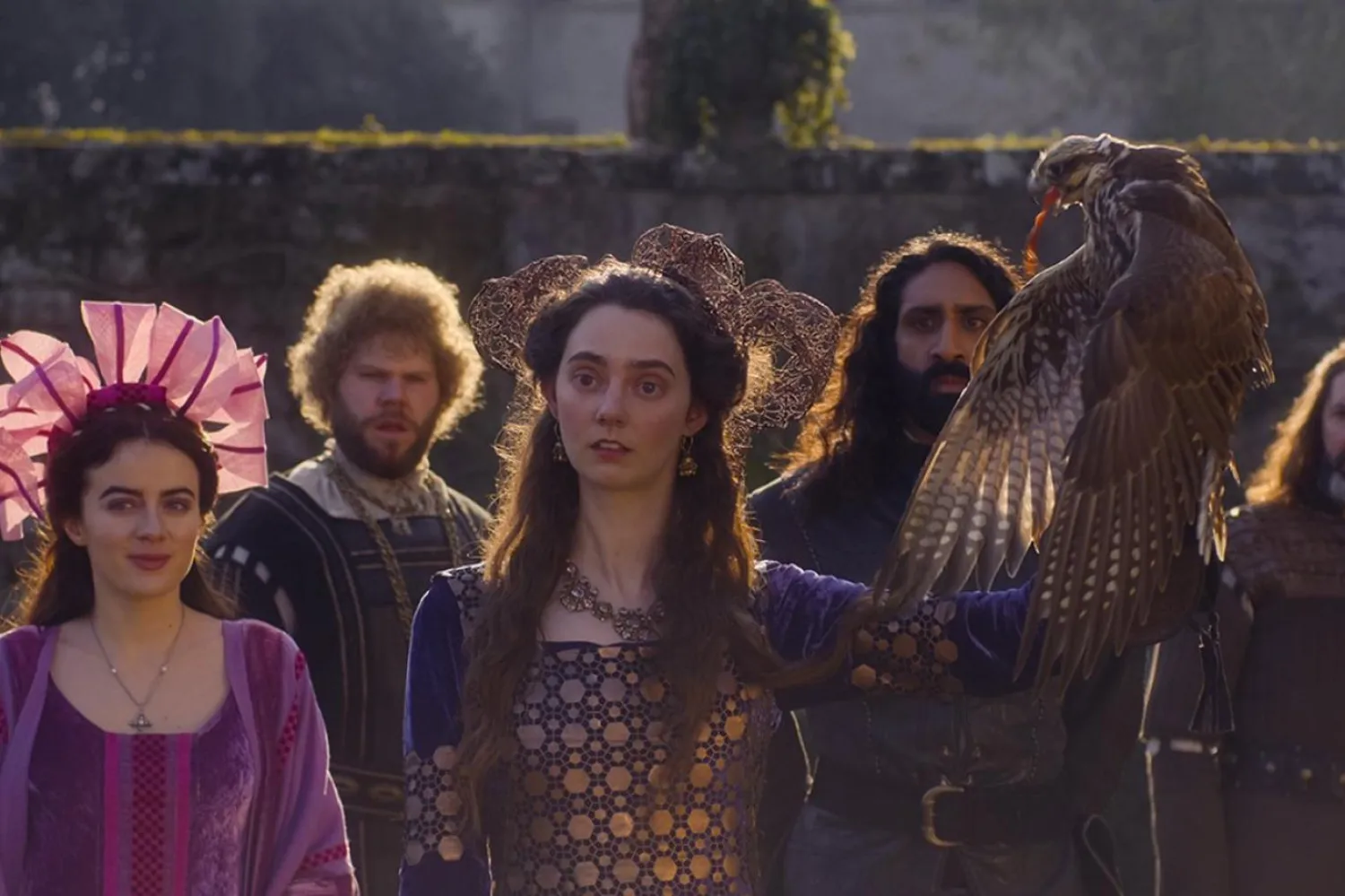 Yaratıcılığını Kathleen Jordan'ın üstlendiği The Decameron, 1348'de yani Kara Ölüm'ün Floransa'yı kasıp kavurduğu sıralarda geçiyor (Netflix)