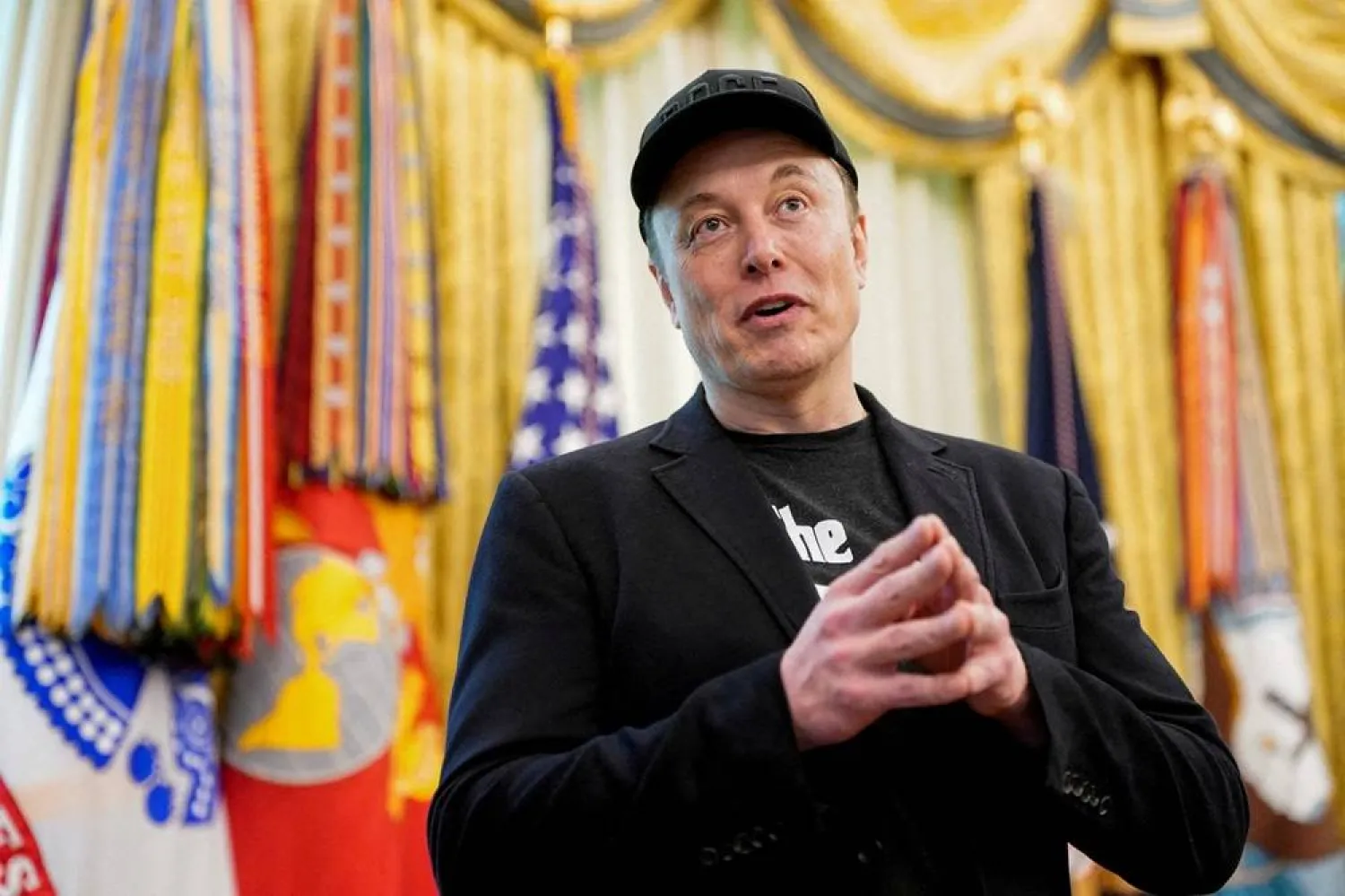 Elon Musk speaks during a press conference with US President Donald Trump (not pictured), at the White House in Washington, DC, US, May 30, 2025. (Reuters)