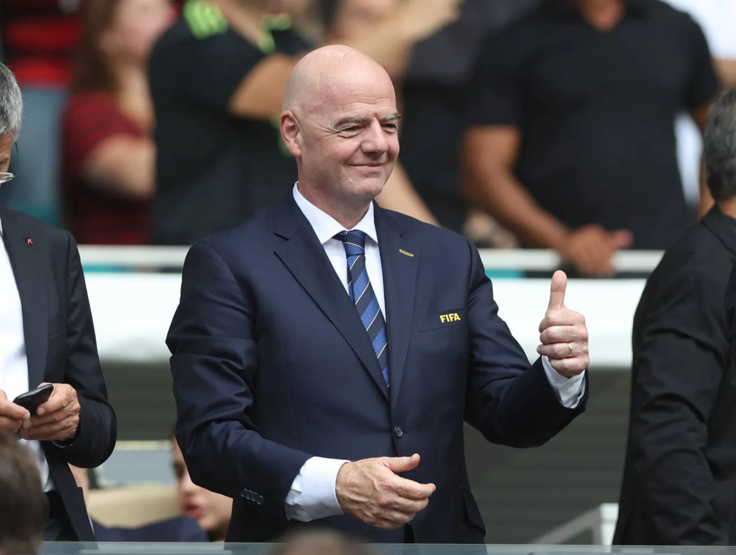 جياني إنفانتينو رئيس الاتحاد الدولي لكرة القدم (فيفا) (د.ب.أ)