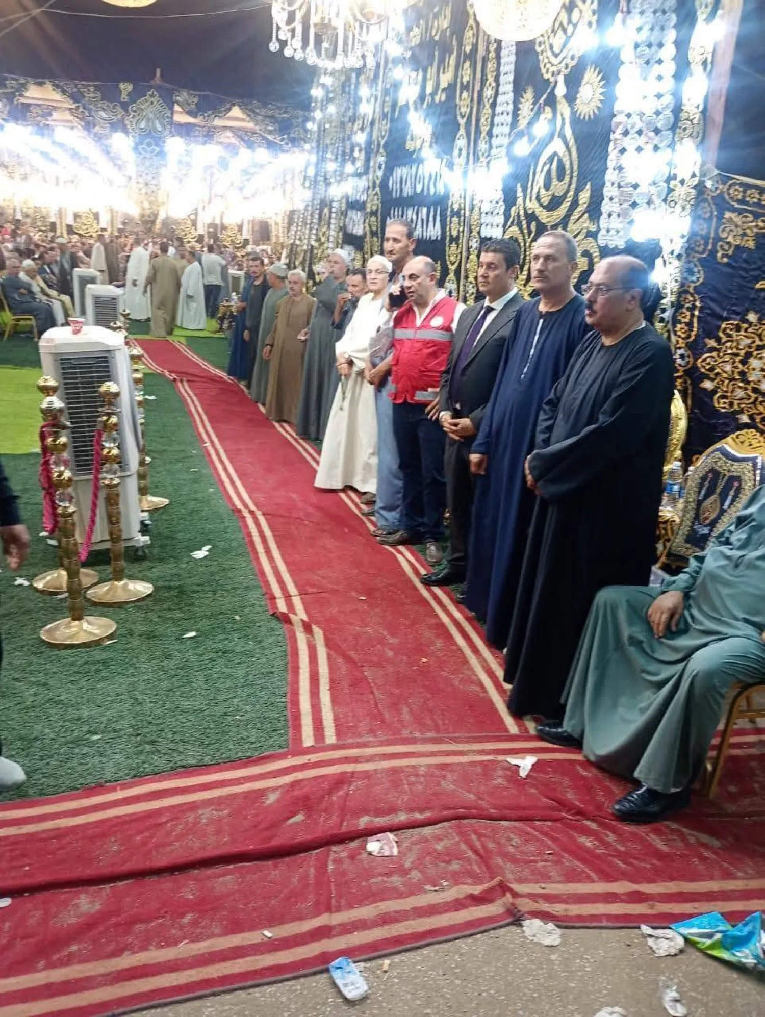 جانب من العزاء الشعبي لـ«فتيات المنوفية» (محافظة المنوفية)