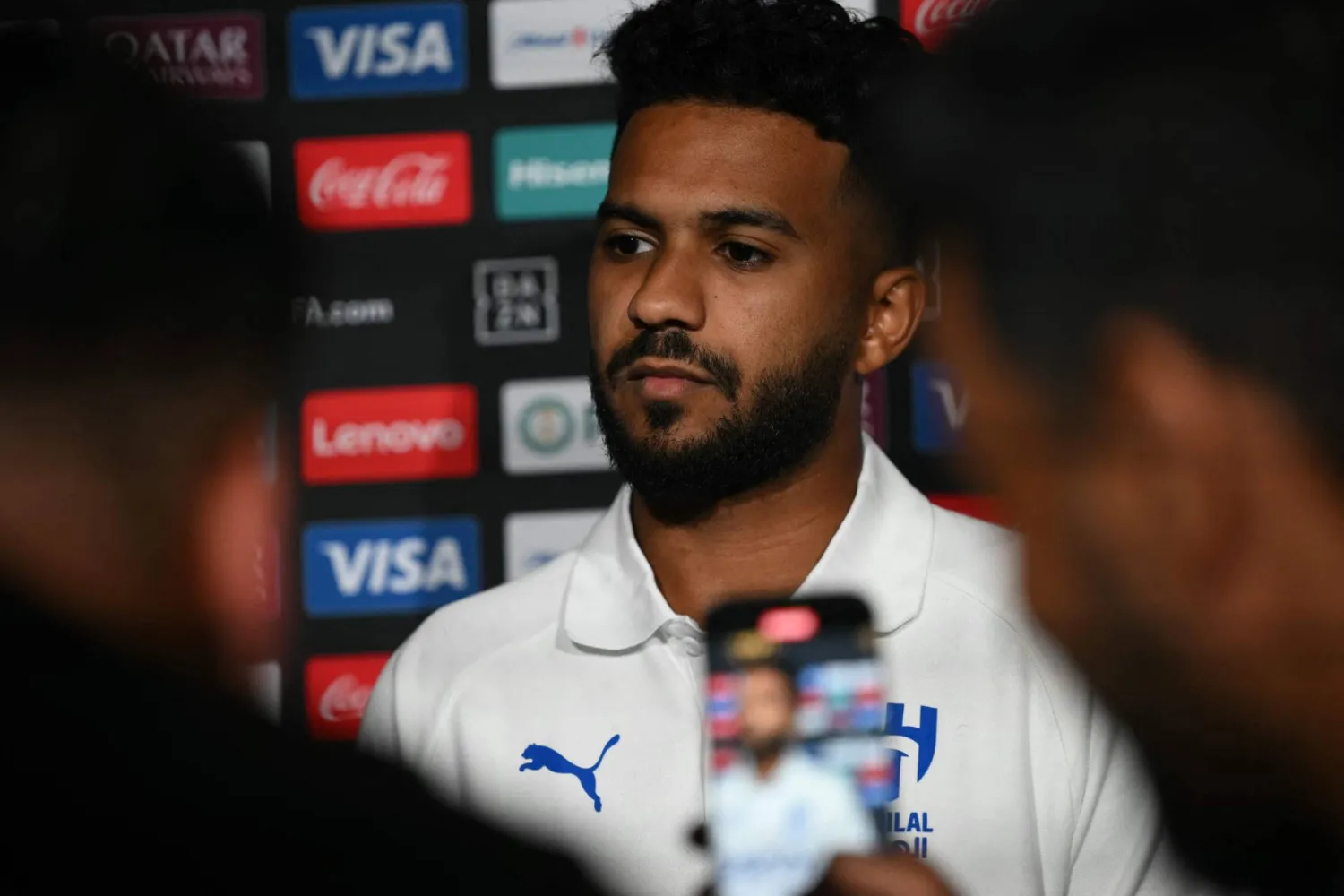 خالد الغنام لاعب فريق الهلال (أ.ف.ب) 