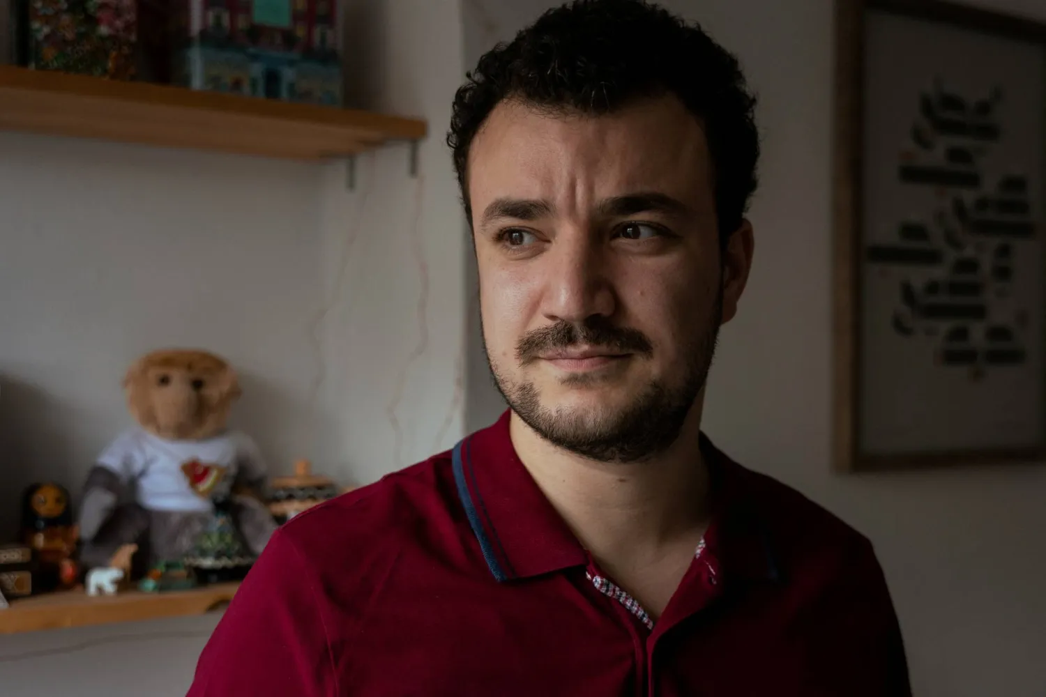 الناشط الفلسطيني محمود خليل بشقته في مدينة نيويورك بالولايات المتحدة - 2 يوليو 2025 (رويترز)