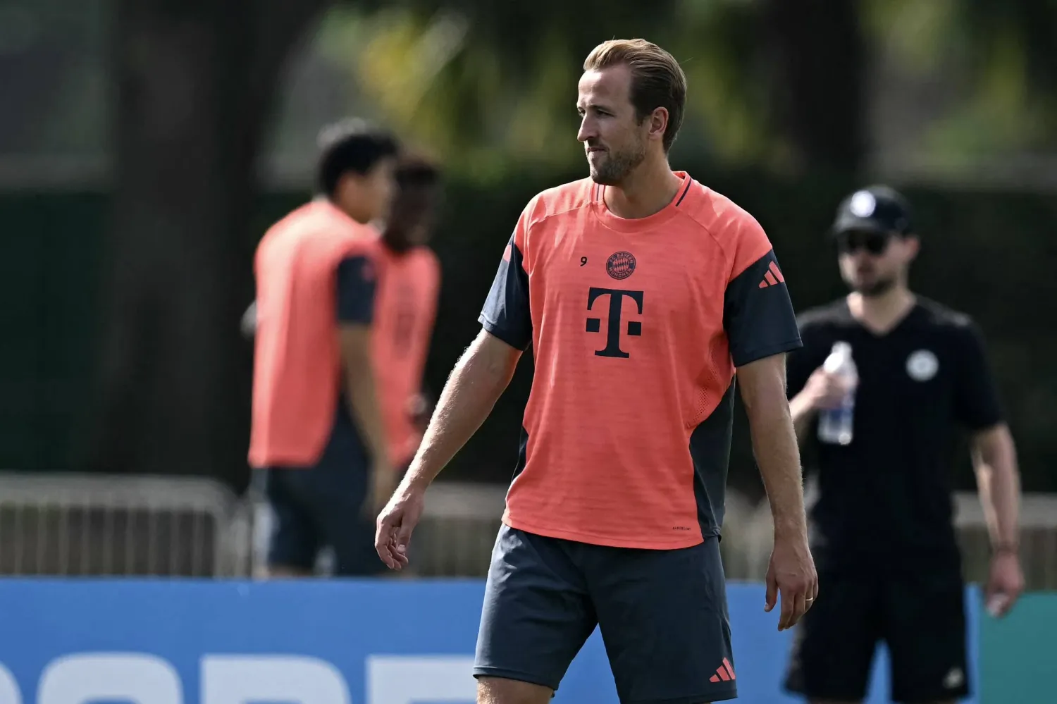 كين خلال تدريبات البايرن الأخيرة (أ.ف.ب)