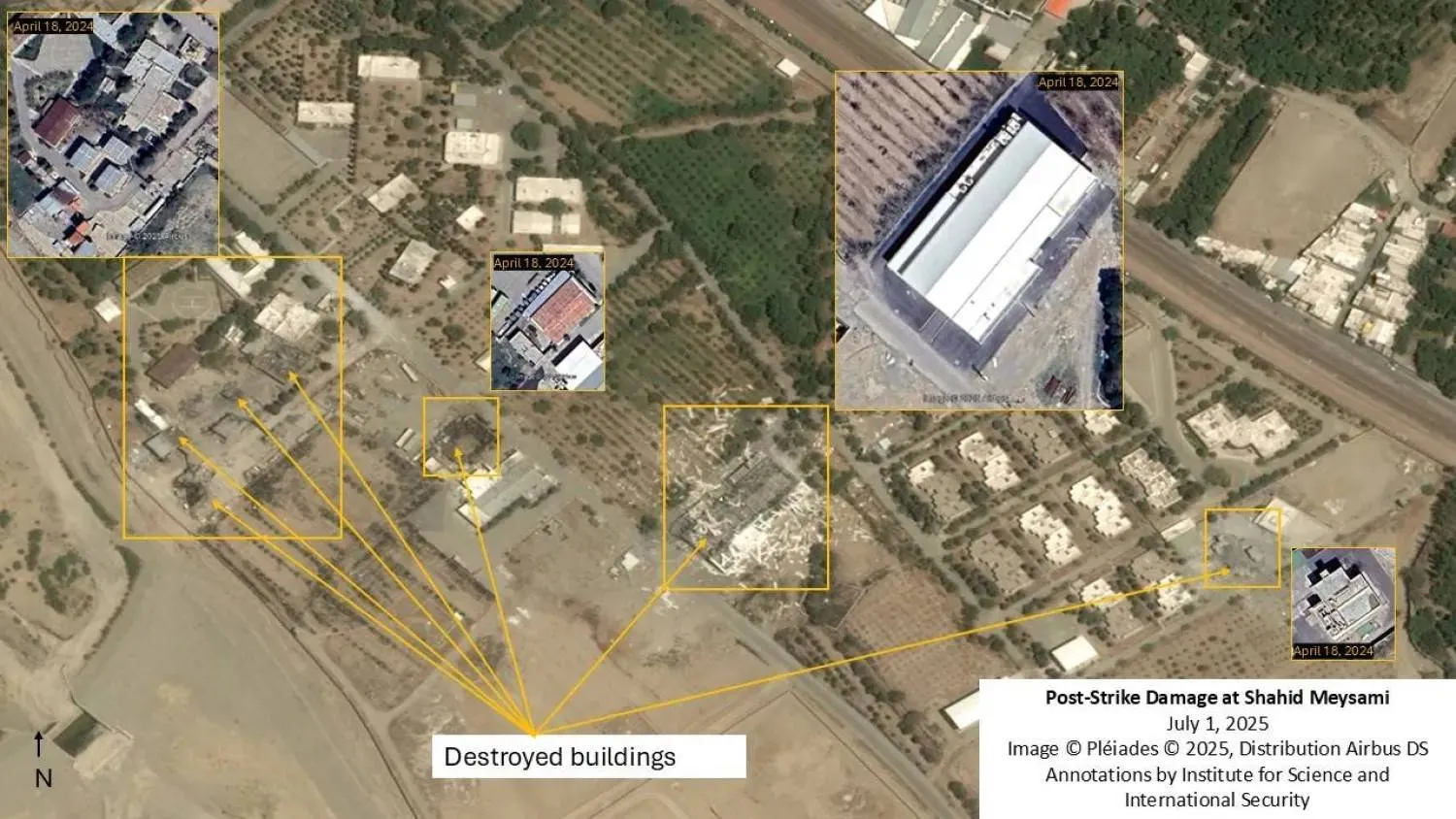 Satellite imagery taken by Airbus (X) 