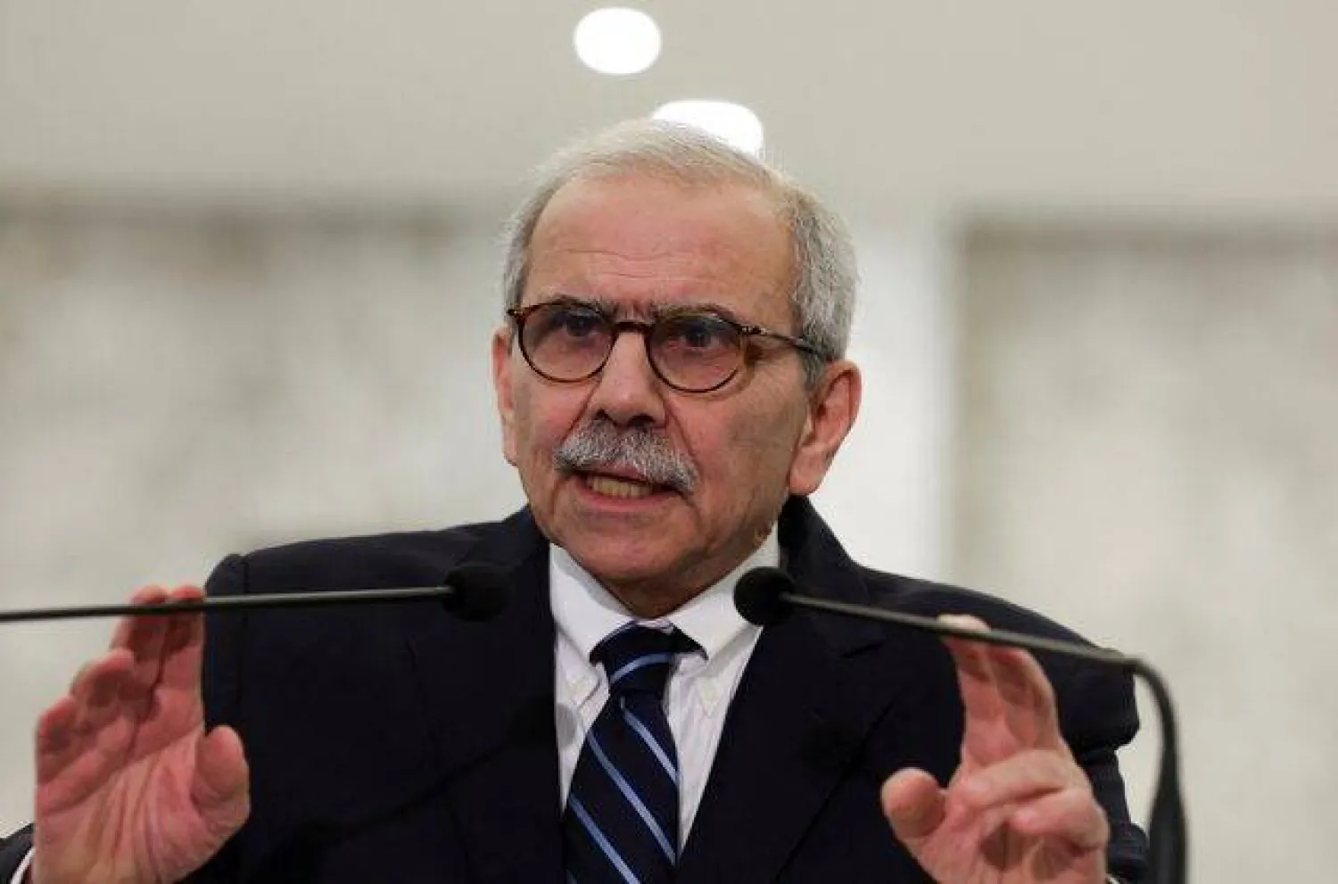 Lebanese Prime Minister Nawaf Salam. (Reuters)