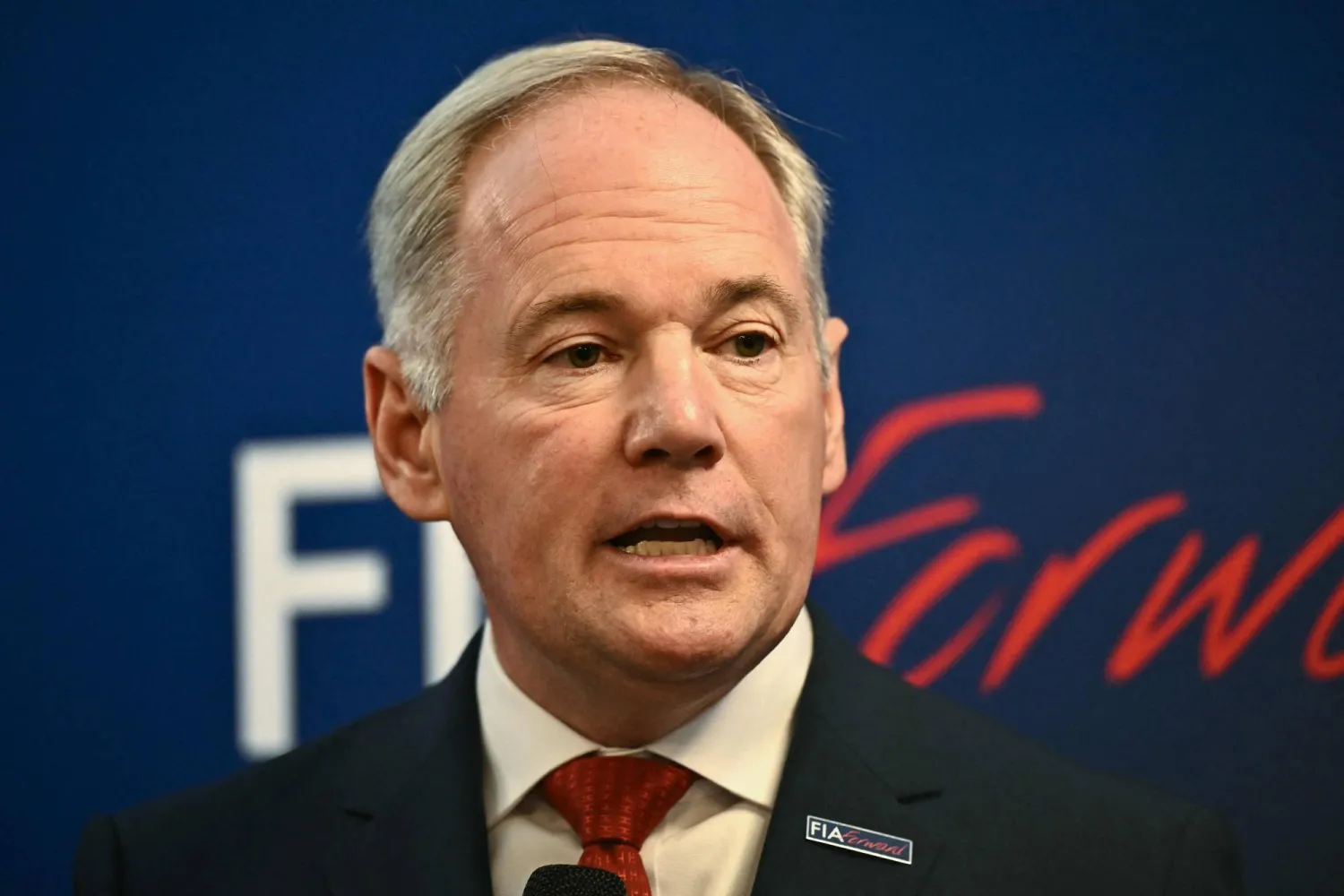 الأميركي تيم ماير المرشح لمنصب رئيس الاتحاد الدولي للسيارات (أ.ف.ب)