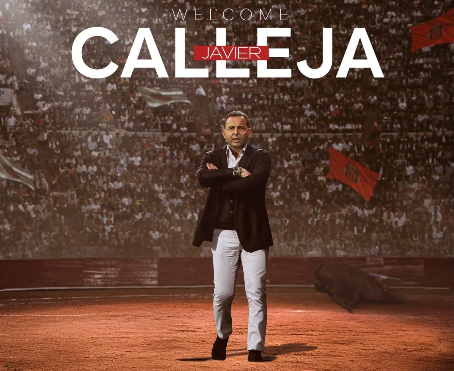 منشور ترحيبي بثه حساب الرياض على منصة «إكس» بمناسبة التعاقد مع كاليخا (نادي الرياض)