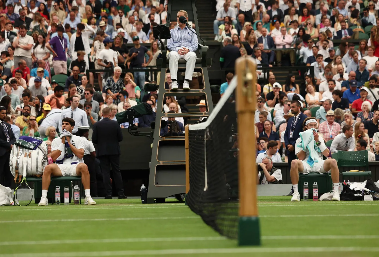 توسعة ملاعب ويمبلدون للتنس تصل إلى مرحلة قانونية فاصلة (رويترز)