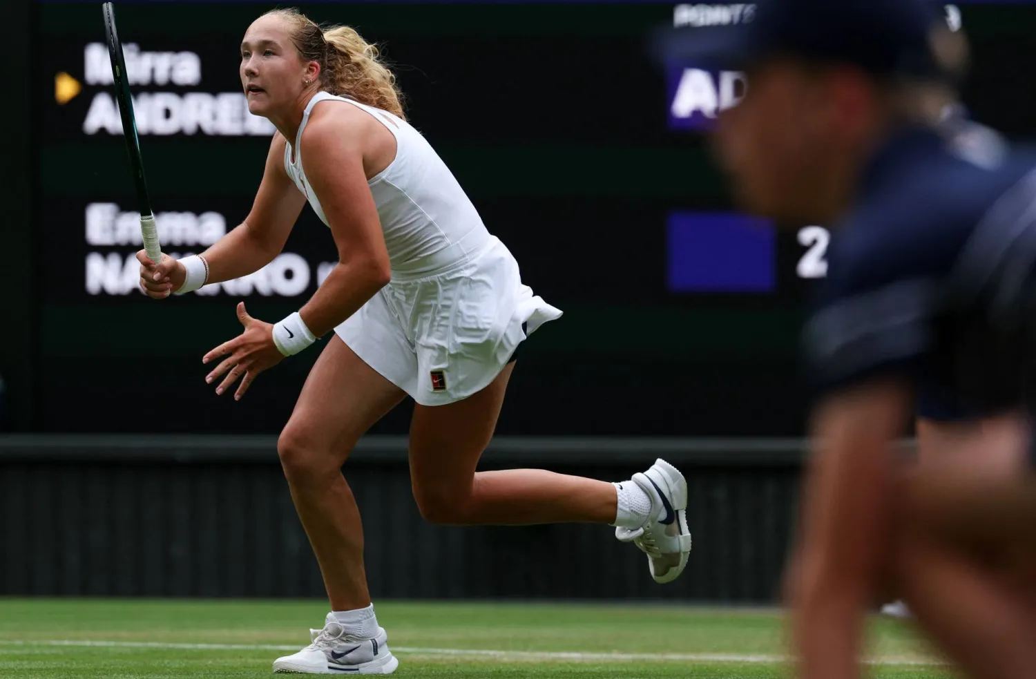 الروسية ميرا أندريفا تتقدم في ويمبلدون (أ.ف.ب)