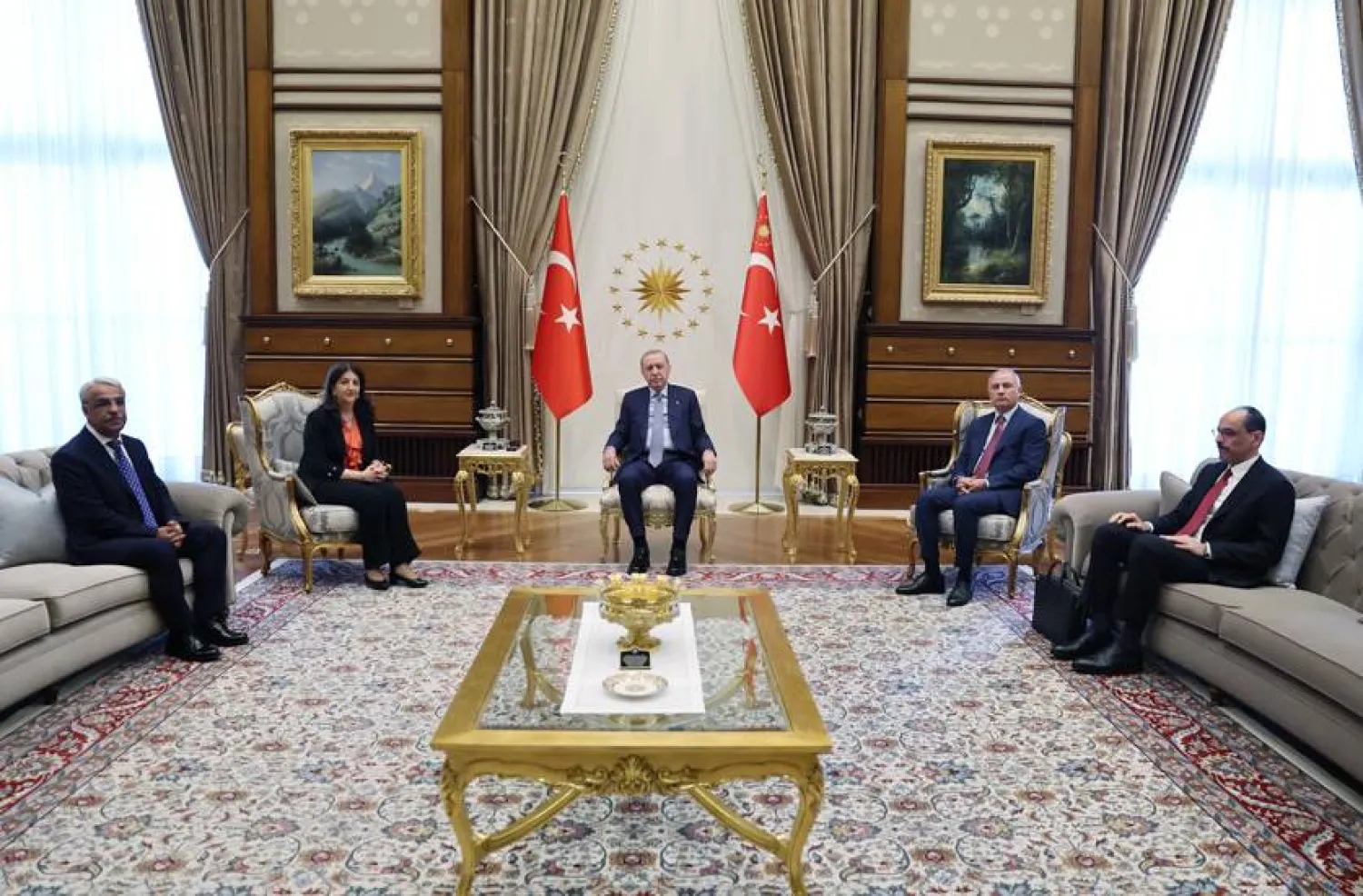 إردوغان استقبل «وفد إيرمالي» في أنقرة الاثنين (الرئاسة التركية)