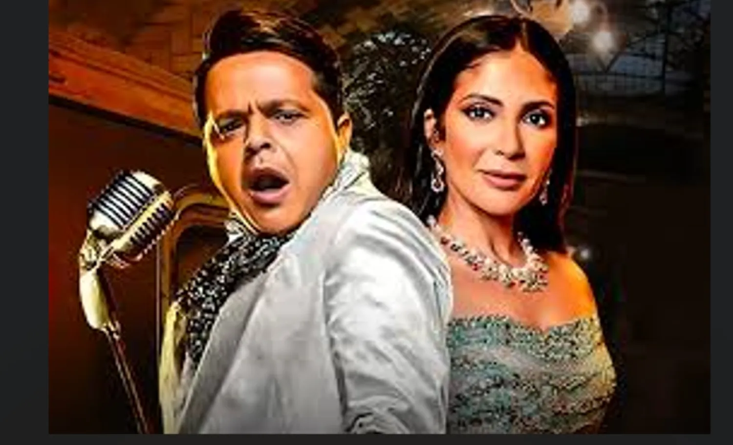 هنيدي ومنى زكي في فيلم «الجواهرجي» (فيسبوك)
