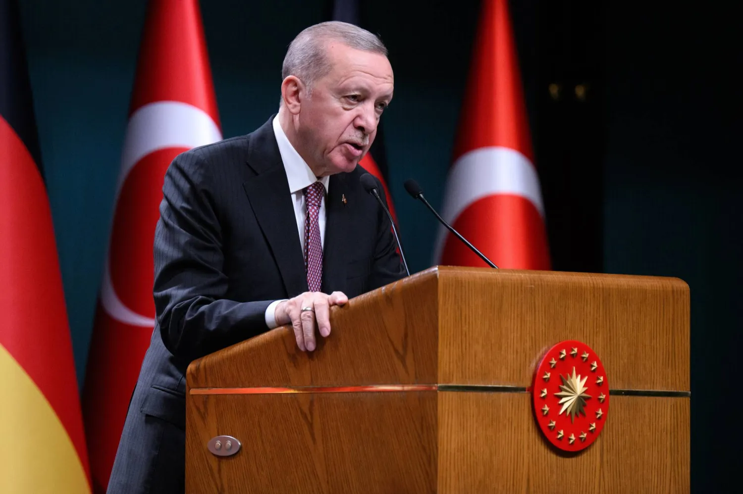 الرئيس التركي رجب طيب إردوغان (د.ب.أ)