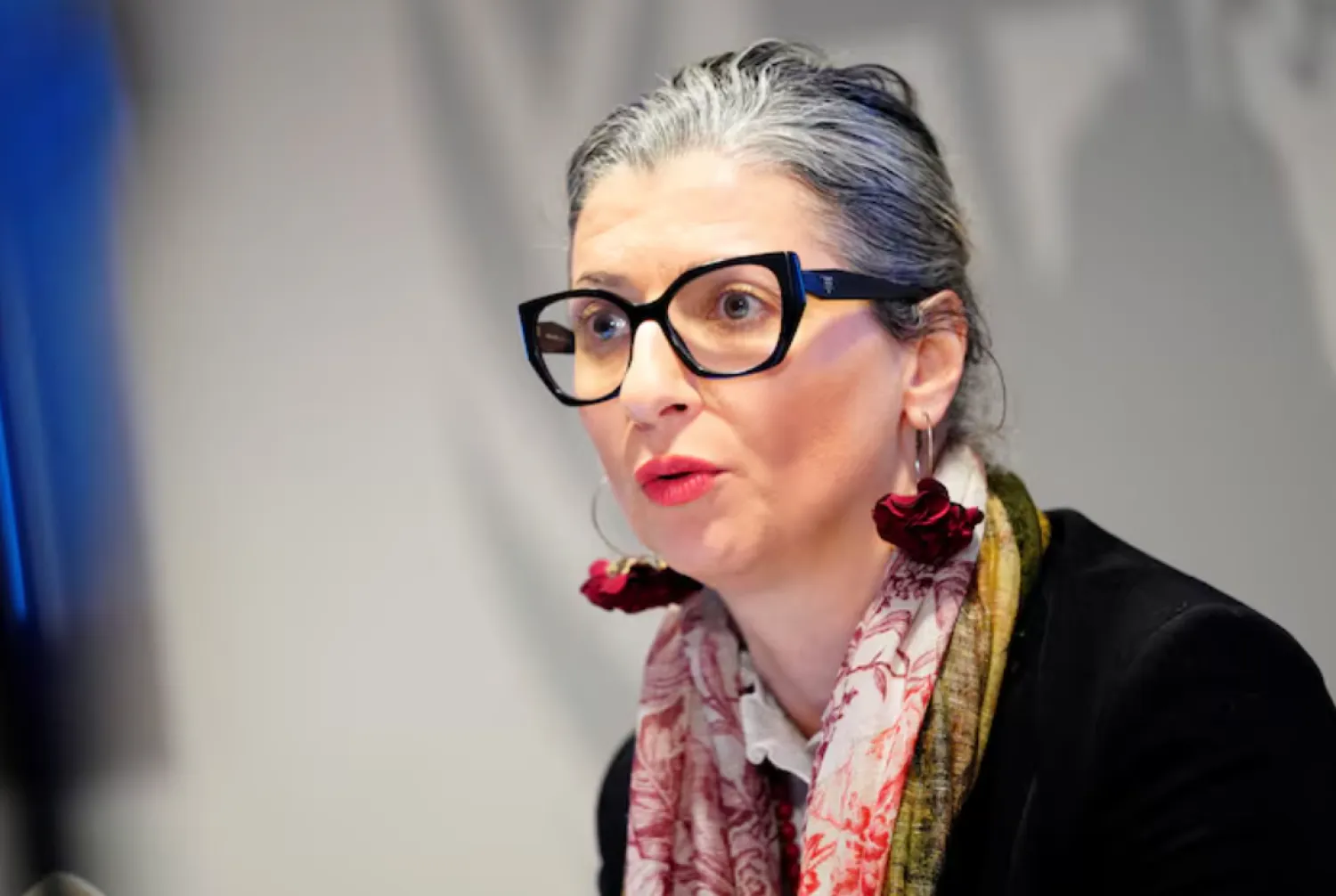 UN Special Rapporteur for the occupied Palestinian territories, Francesca Albanese gives a press conference at the UN City in Copenhagen, Denmark February 5, 2025. Ritzau Scanpix/Ida Marie Odgaard via REUTERS/File Photo 