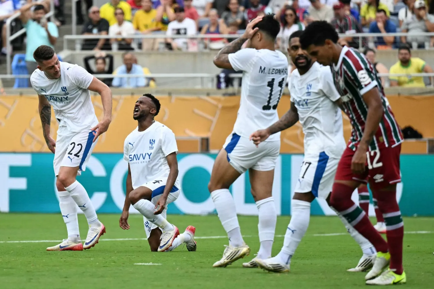 مخاوف الارهاق قد تدفع الهلال للانسحاب من السوبر (أ.ف.ب)