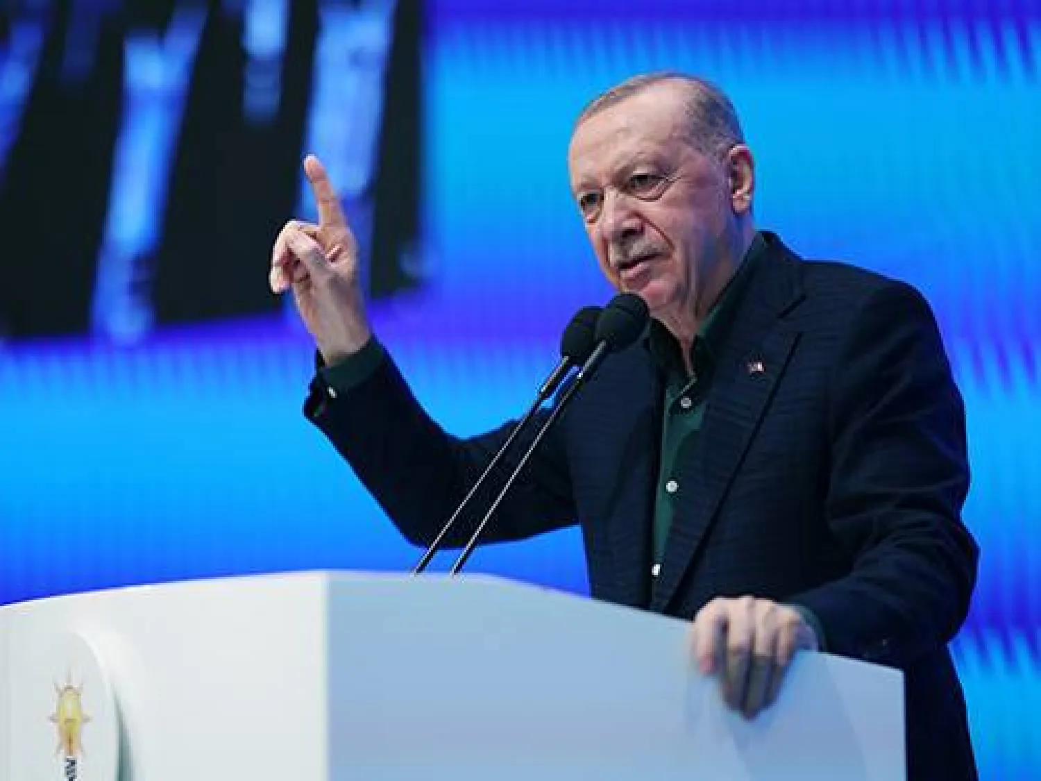 الرئيس التركي رجب طيب إردوغان أكد أن المفاوضات مع حزب العمال لم تشهد أي مساومات (الرئاسة التركية)