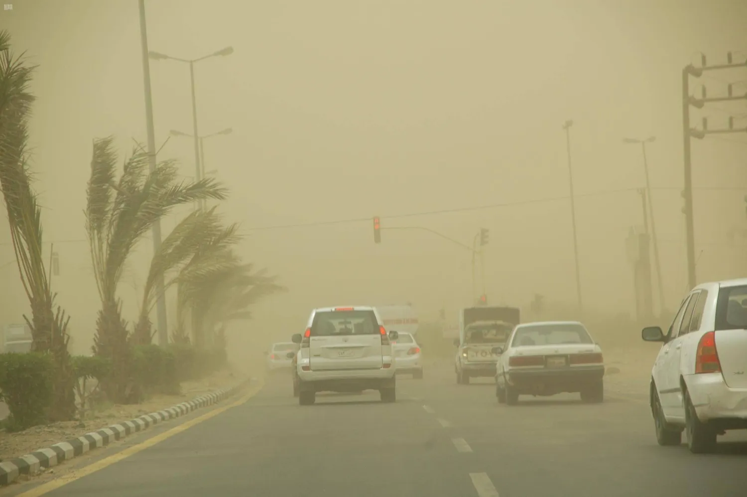 أظهرت التقارير انخفاضاً في معدلات العواصف الغبارية بنسبة 75 في المائة مقارنة بالأشهر الماضية (الشرق الأوسط)