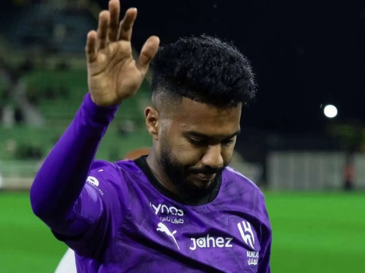 خالد الغنام لاعب الاتفاق المعار للهلال (الشرق الأوسط)