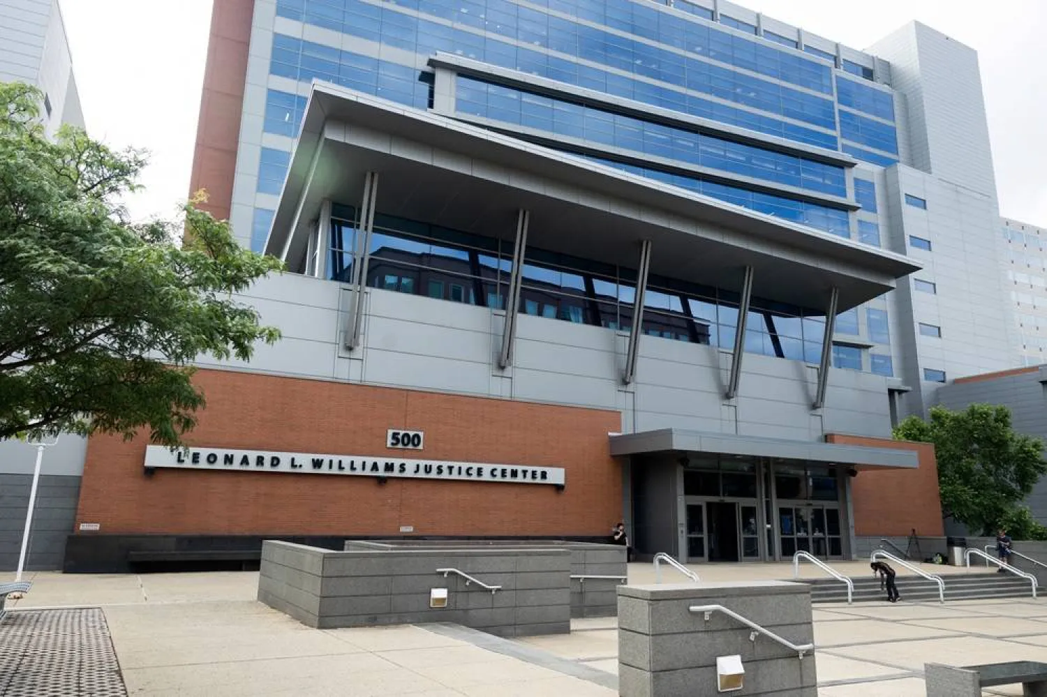 A general view of the Leonard L. Williams Justice Center where Mark Zuckerberg and other top officials from Meta Platforms will take the stand to defend against allegations by investors that they should be held liable for billions of dollars in fines for privacy violations by Facebook, in Wilmington, Delaware, US, July 16, 2025. (Reuters)