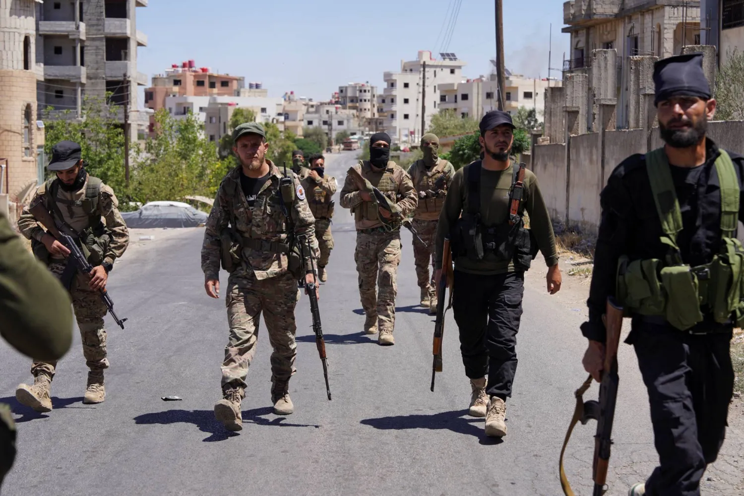 Syrian forces retreat from the south, amid Israeli threat