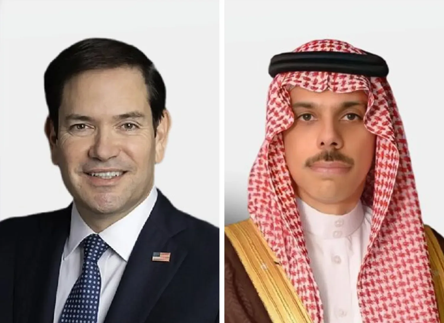 Prens Faysal bin Ferhan ve Bakan Marco Rubio (Suudi Arabistan Dışişleri Bakanlığı)