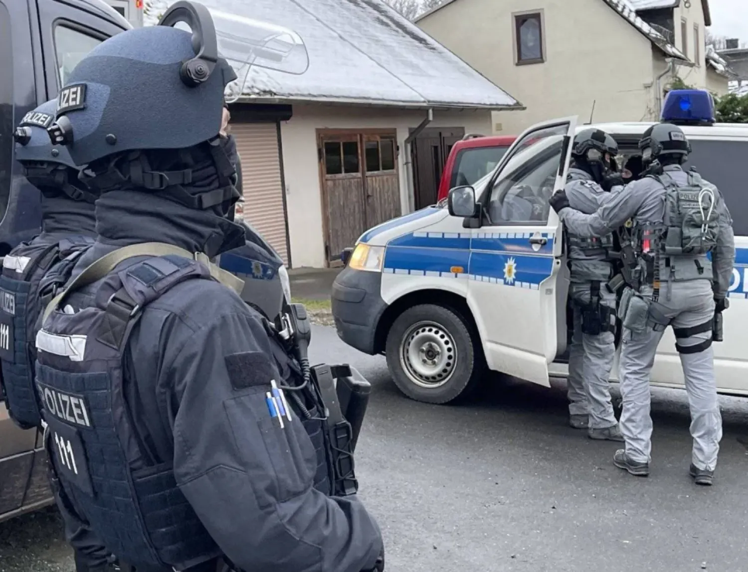 Police in the German state of Thuringia. Reuters file photo
