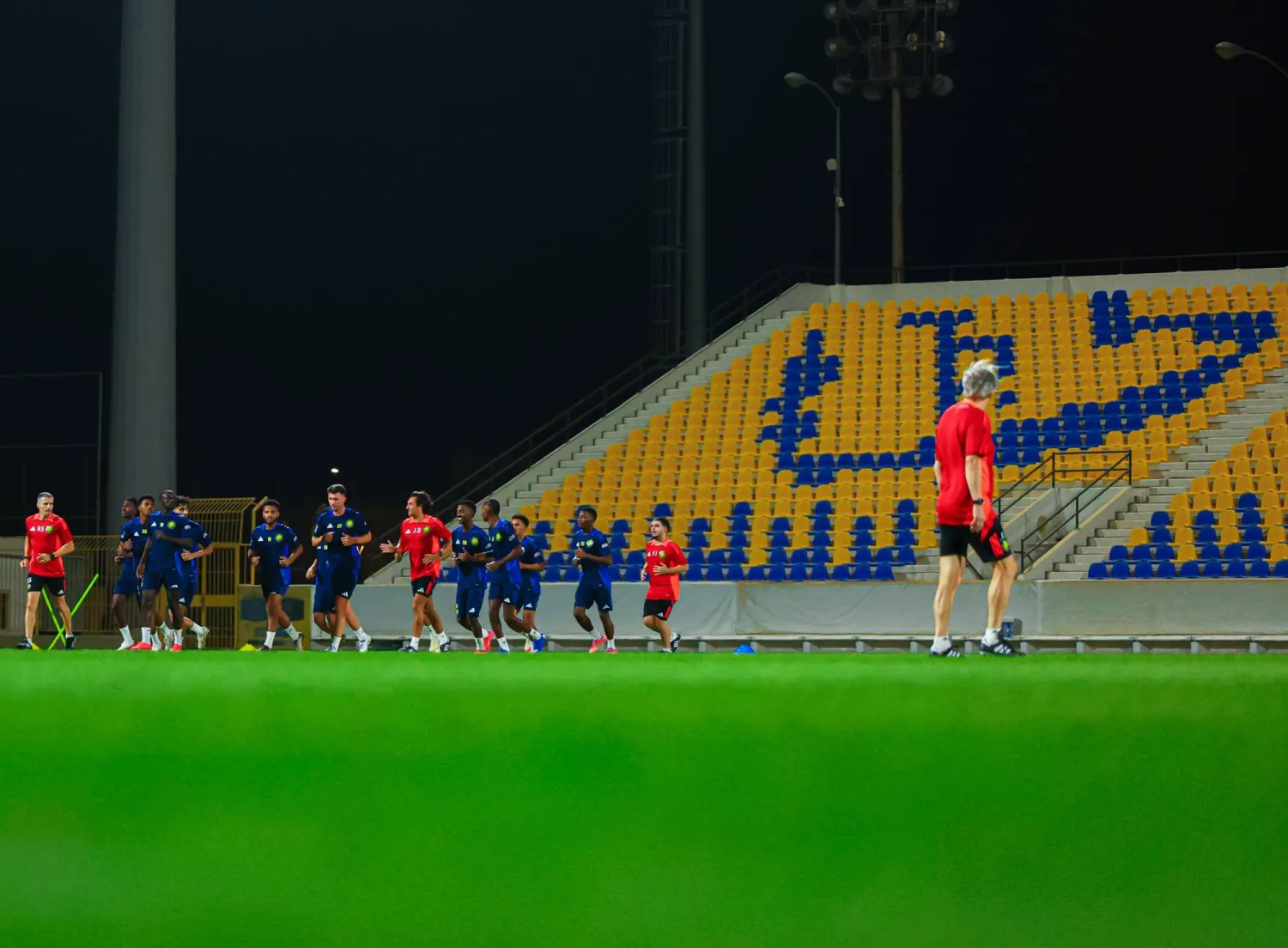 من تدريبات النصر الاستعدادية في الرياض (نادي النصر)