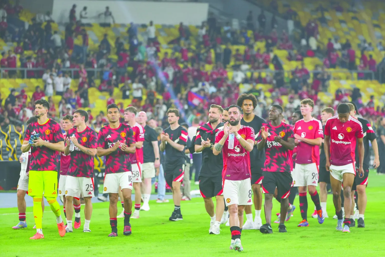 
أنهى يونايتد الموسم الماضي في المركز الـ15 في جدول ترتيب الدوري... فهل سيكون الموسم المقبل أفضل؟ (إ.ب.أ)