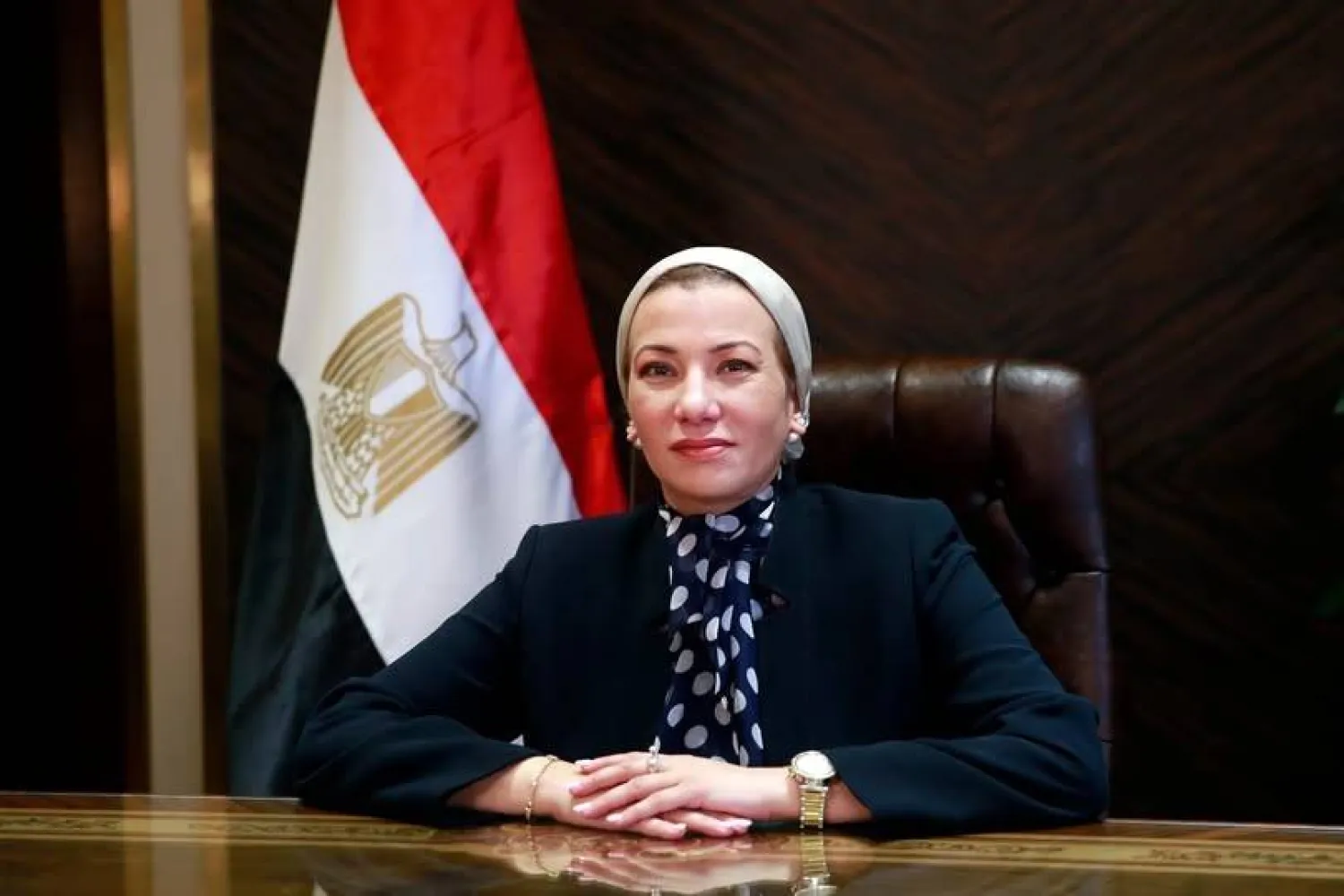 وزيرة البيئة المصرية المستقيلة ياسمين فؤاد (مجلس الوزراء المصري)
