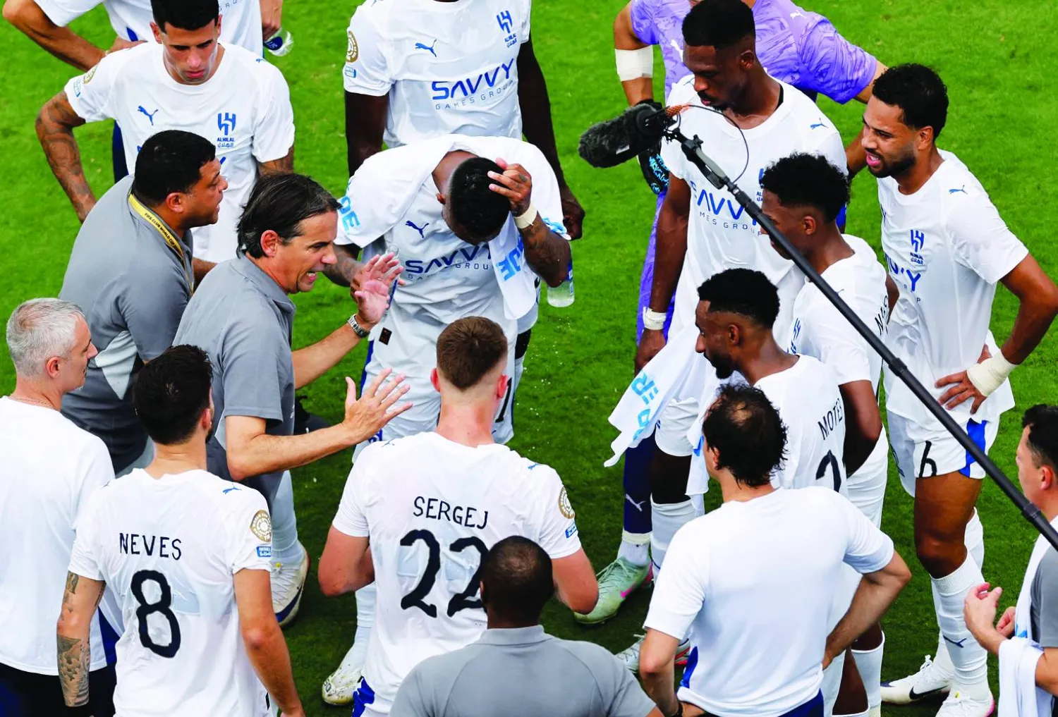 الهلال قال إن مشاركته في كأس العالم للأندية ساهمت في تأخر انطلاق إجازة لاعبيه (أ.ف.ب)