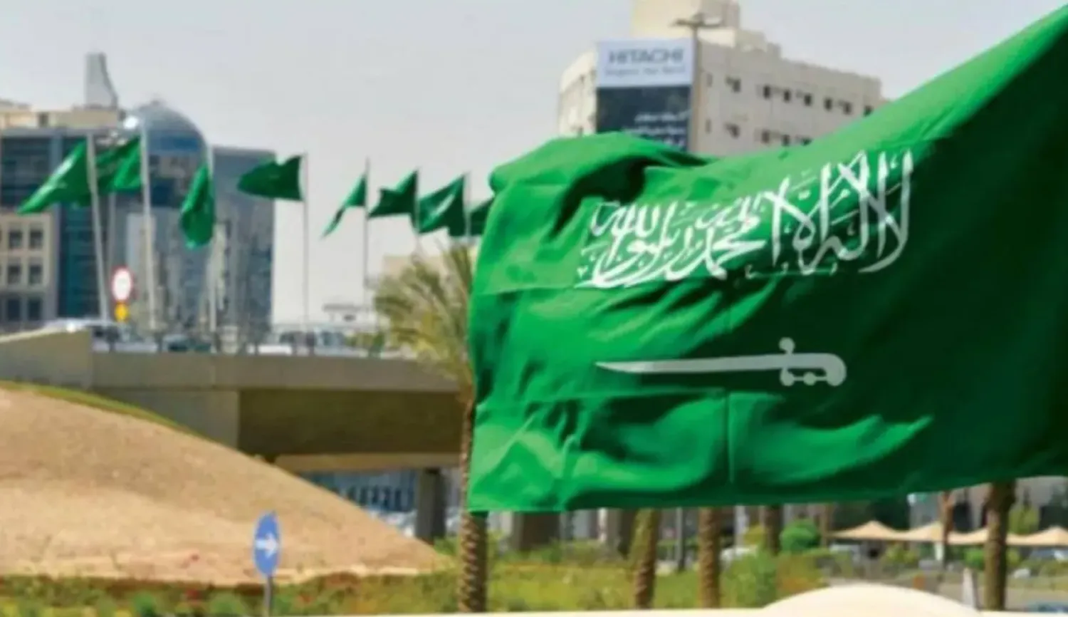 file photo of the Saudi flag - SPA