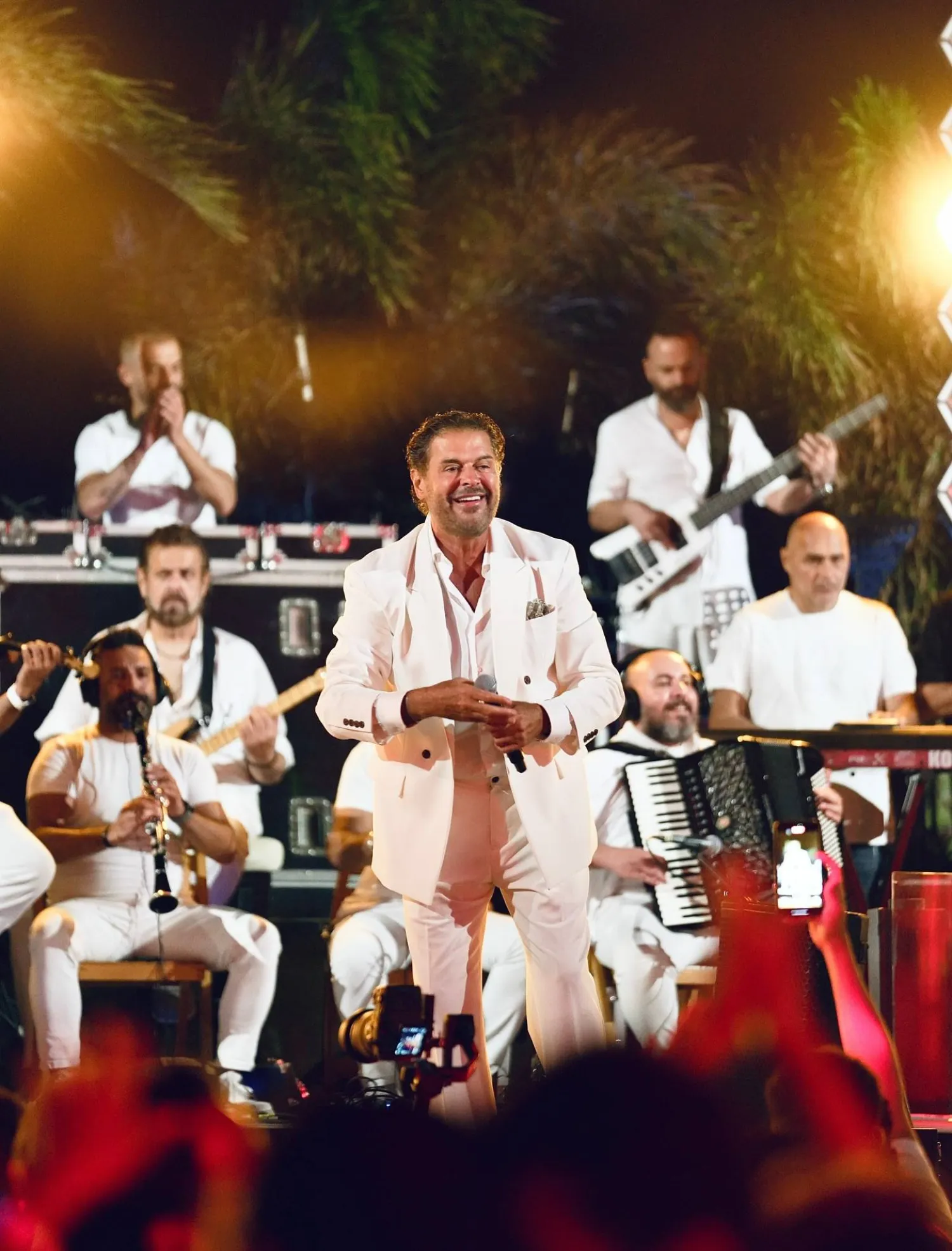 من حفل راغب علامة في الساحل الشمالي المصري (حسابه على «إنستغرام»)