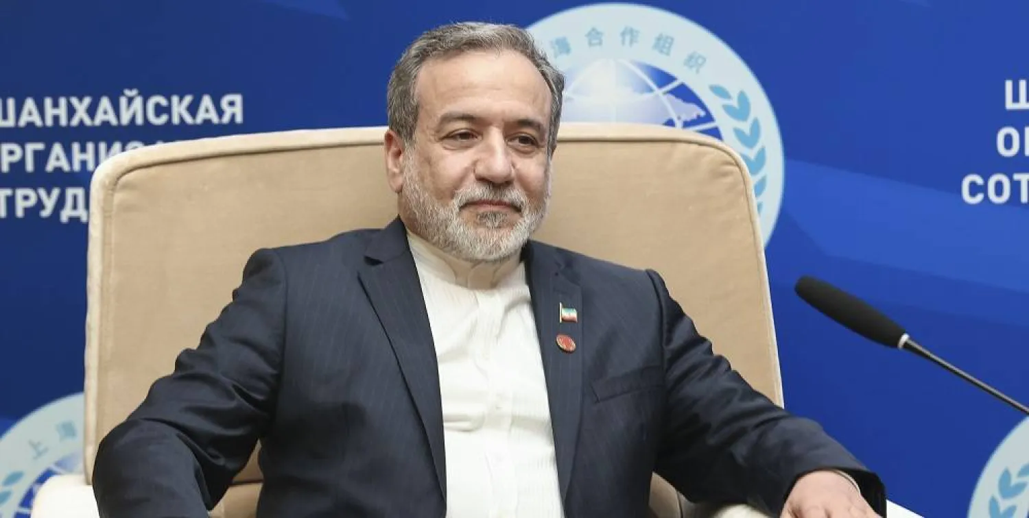 A handout photo made available by the Russian Foreign Ministry Press Service shows Iran's Foreign Minister Abbas Araghchi during his meeting with Russian Foreign Minister Sergei Lavrov (not pictured) on the sidelines of the Shanghai Cooperation Organization (SCO) Foreign Ministers meeting in Tianjin, China, 15 July 2025. (EPA/Russian Foreign Ministry Press Service / Handout) 