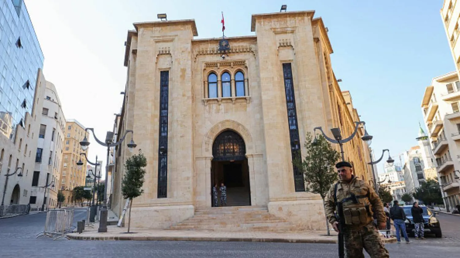 مقر البرلمان اللبناني في بيروت (أ.ف.ب)