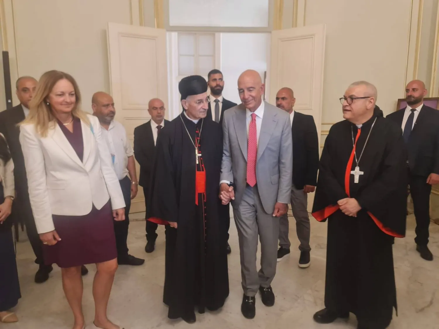 الراعي يستقبل الموفد الأميركي توماس برَّاك (المركزية)