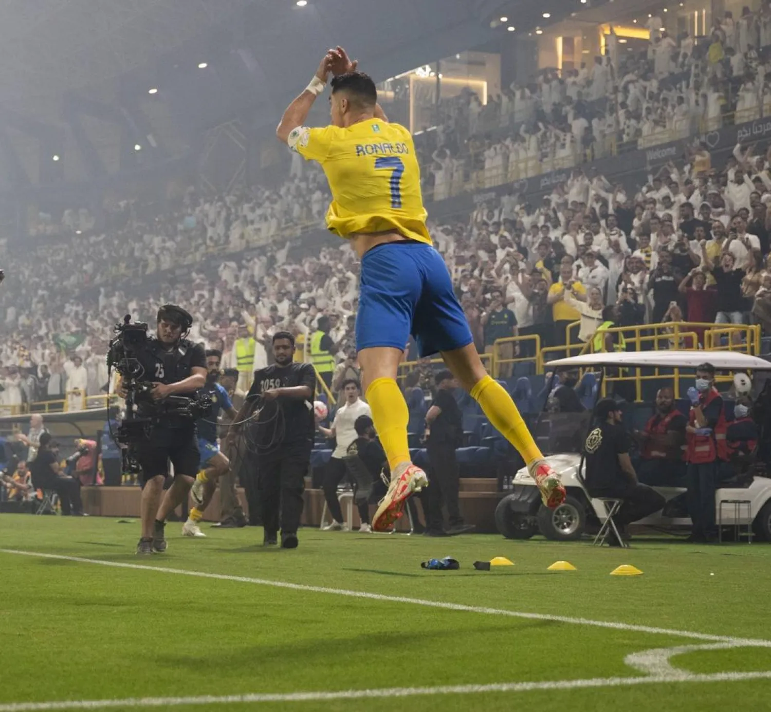 رونالدو على موعد مع صراع تهديفي جديد (تصوير: يزيد السمراني)