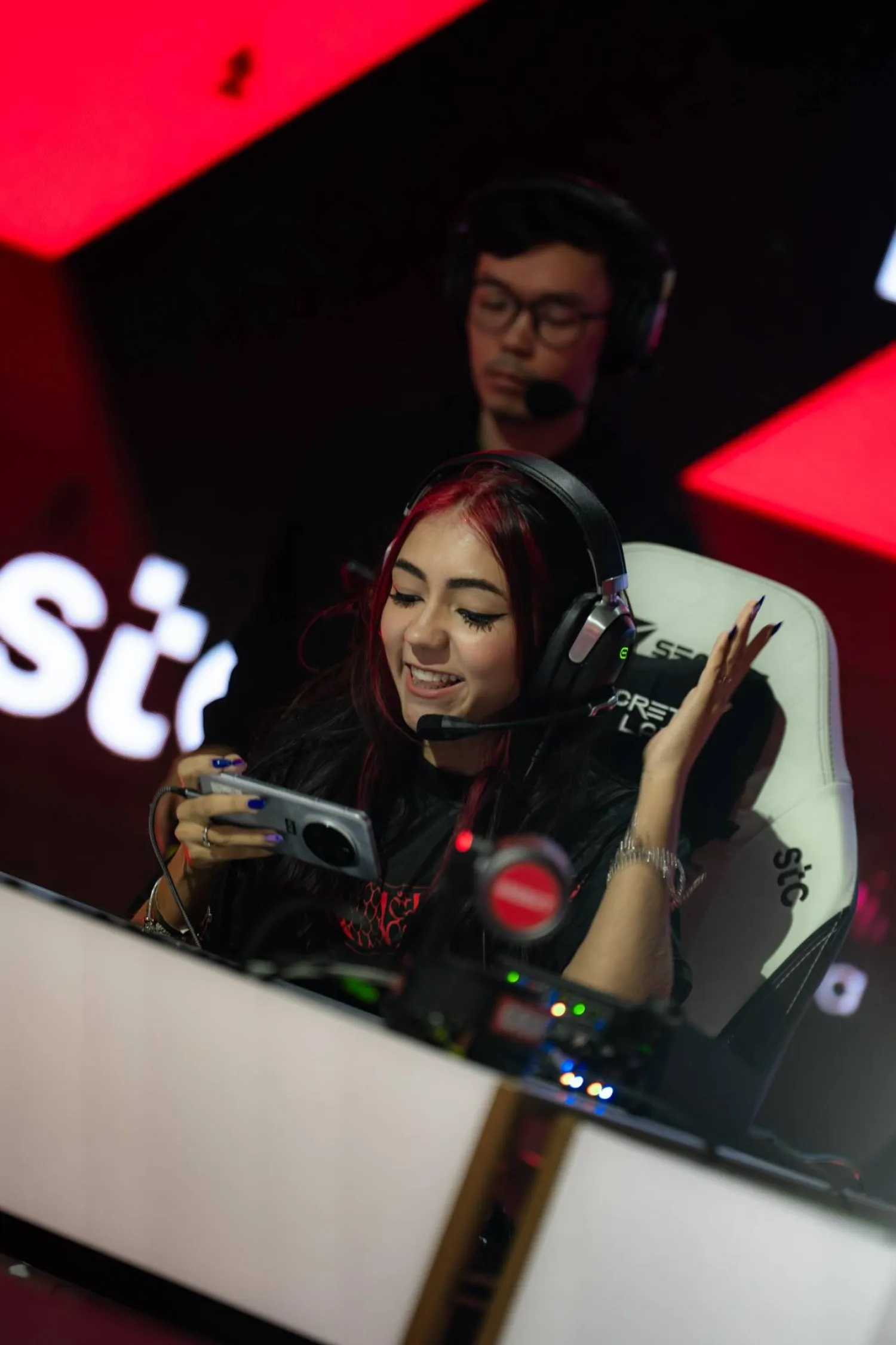 كريستينا خلال منافسات البطولة (الشرق الأوسط)