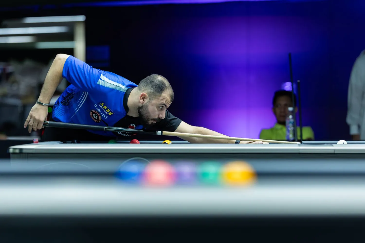 أمير علي خلال منافسات بطولة العالم في جدة (الشرق الأوسط)