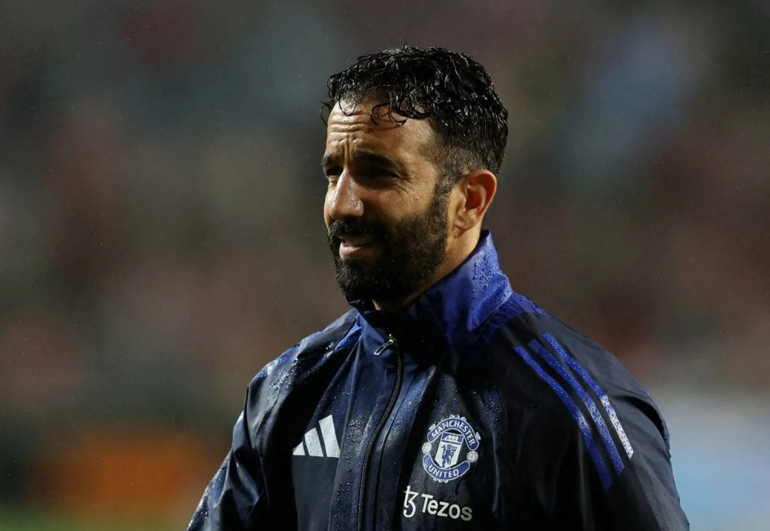 Football - Friendly - Hong Kong v Manchester United - Hong Kong Stadium, Hong Kong, China - May 30, 2025 Manchester United manager Ruben Amorim. (Reuters)