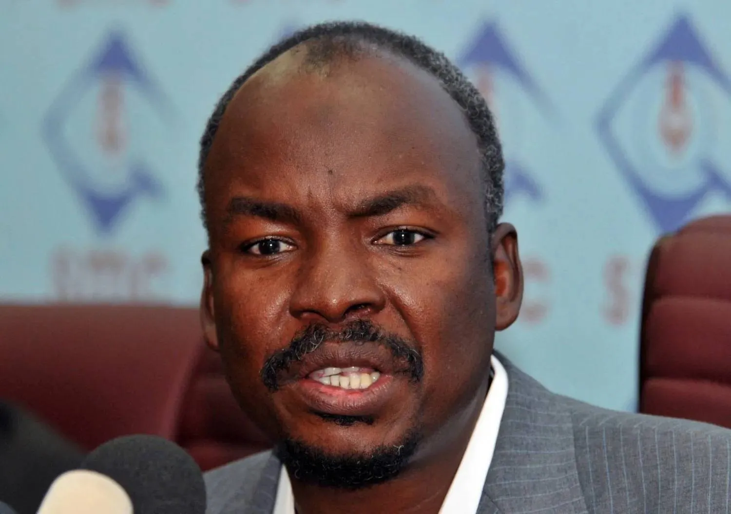 Ahmed Haroun, chairman of the National Congress Party (NCP), which ruled during the presidency of ousted leader Omar al-Bashir. (Reuters) 