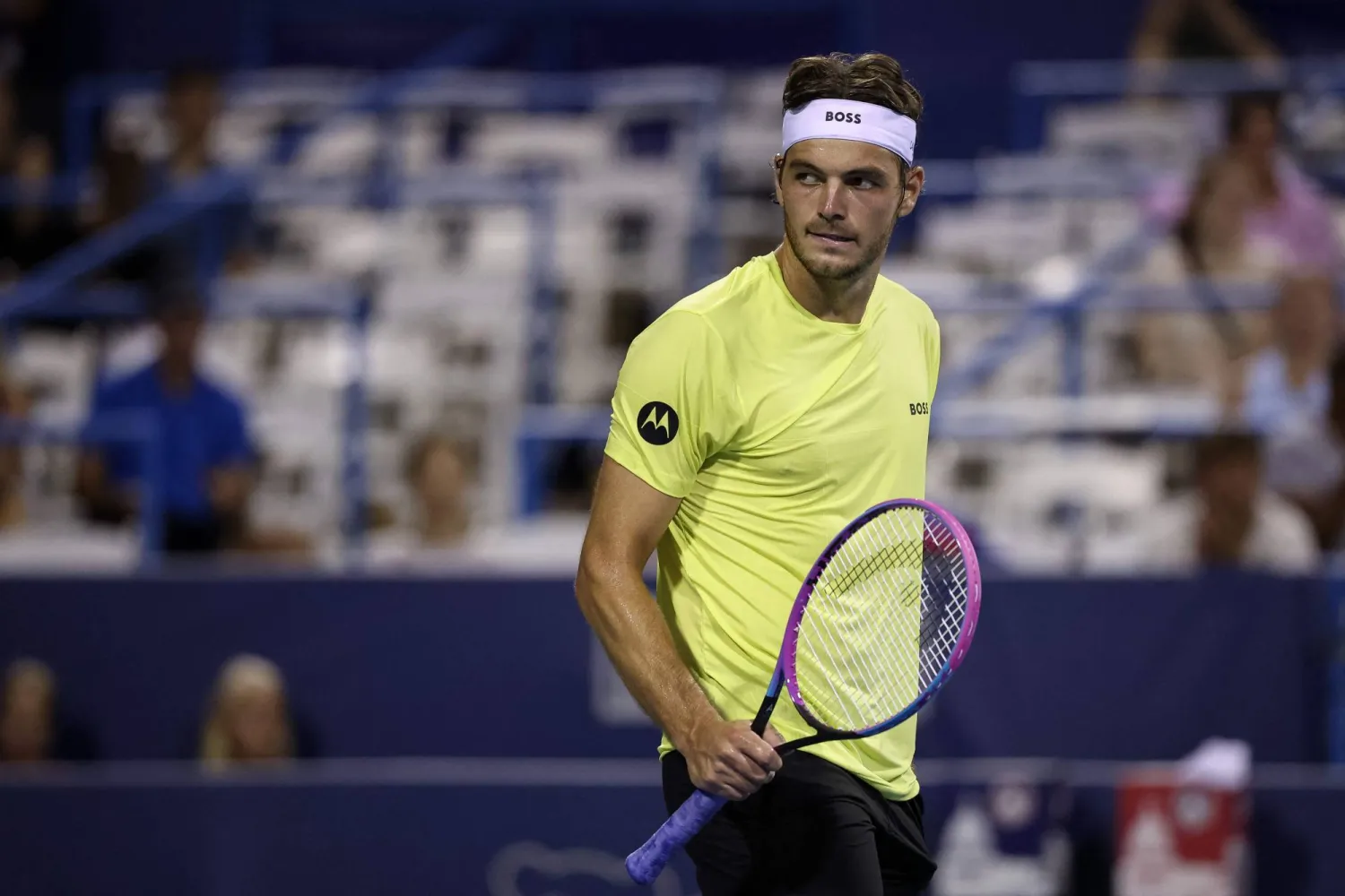 الأميركي تايلور فريتز ودّع منافسات واشنطن (أ.ف.ب)